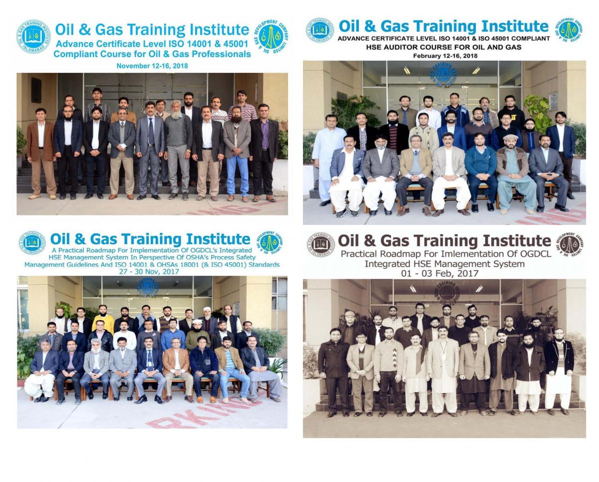 HSE Trainings, Monitoring, ER Planning & Awareness OGDCL